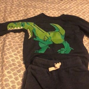 Boys 3T Dino Sweatsuit